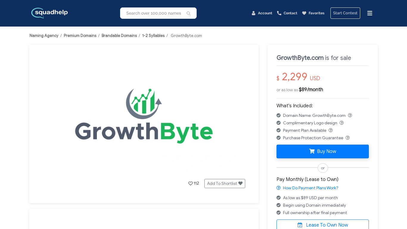 Growth Byte Landing page