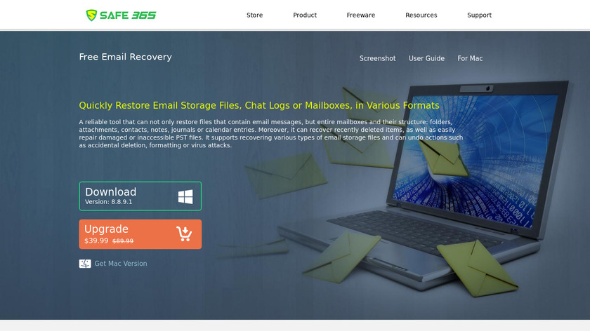 Free Email Recovery Landing Page