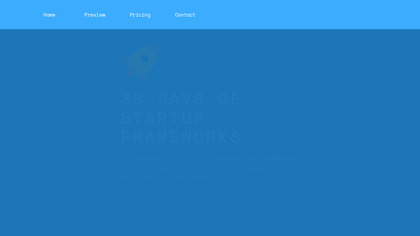 30 Days of Startup Frameworks image