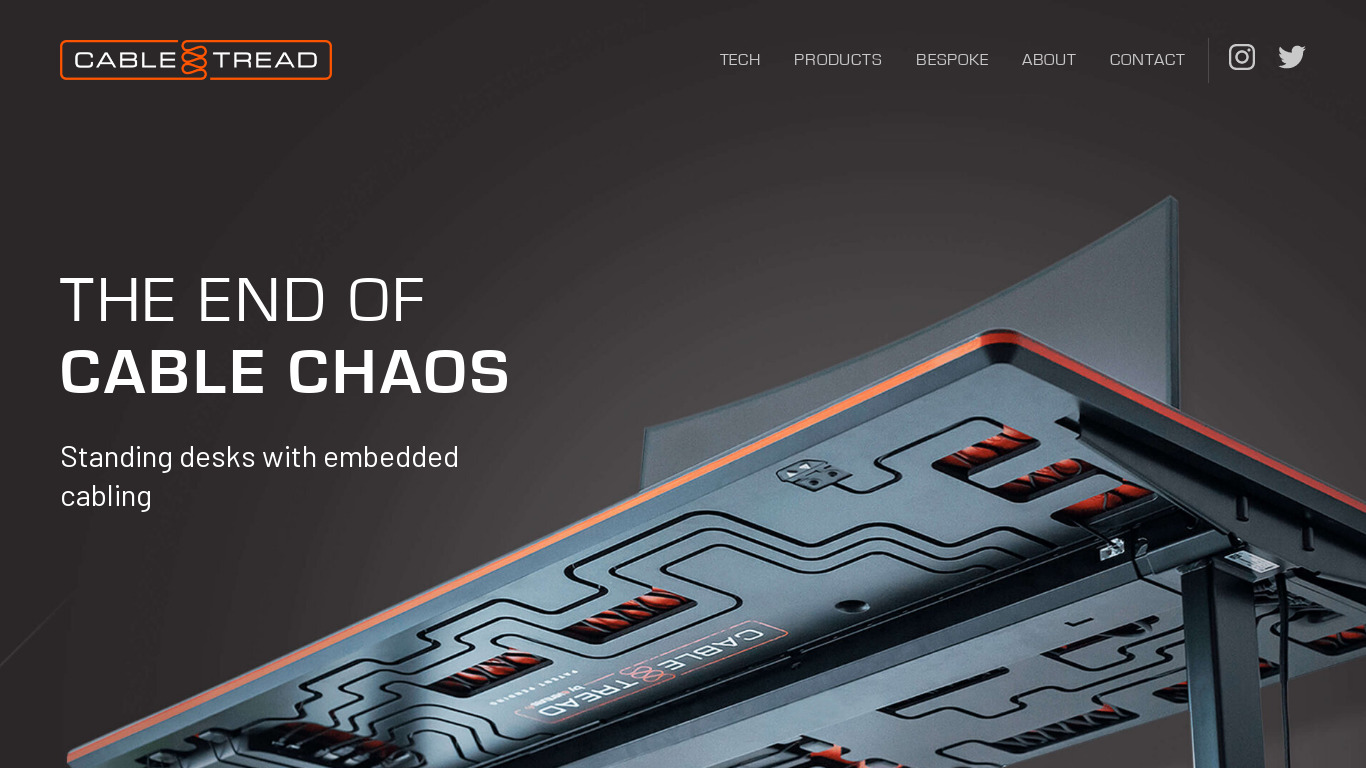 CableTread Landing page