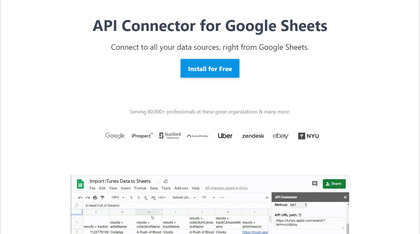API Connector by Mixed Analytics screenshot