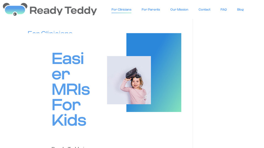 Ready Teddy Landing Page