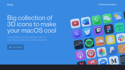 Flump 3D icons for MacOS screenshot