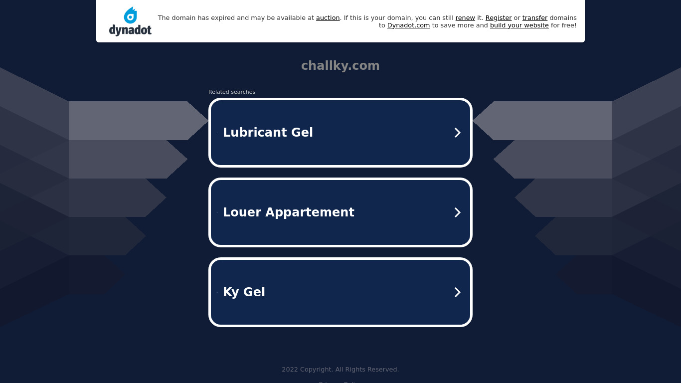 Challky Landing page