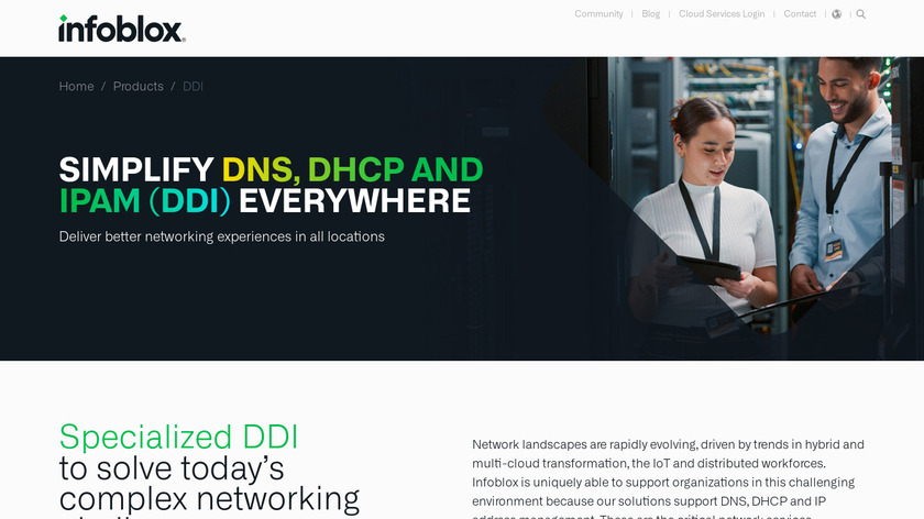 Infoblox DDI Landing Page
