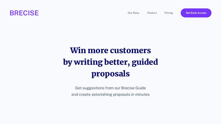 Brecise Landing Page