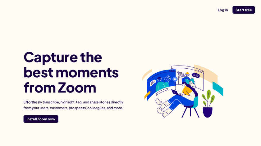 Dovetail for Zoom Landing Page
