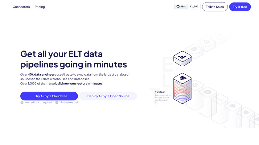 Airbyte Landing Page