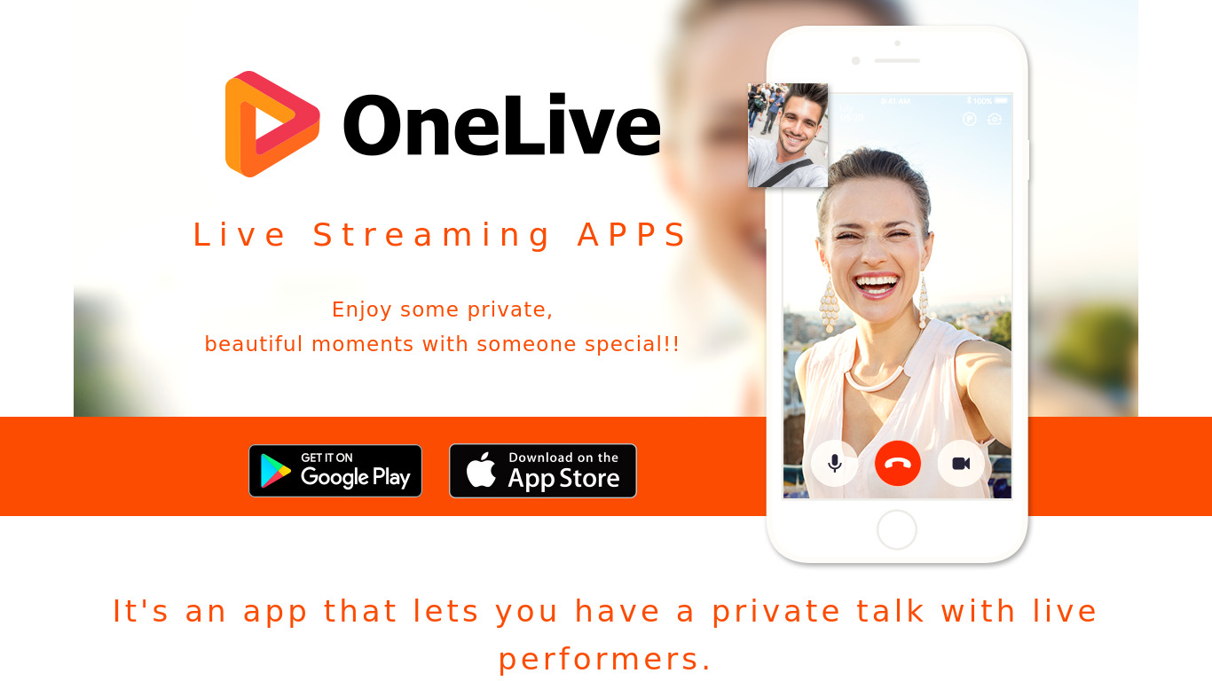 OneLive Landing page