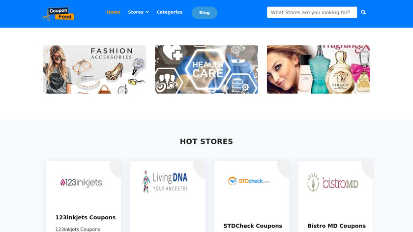 Coupon Fond Landing Page
