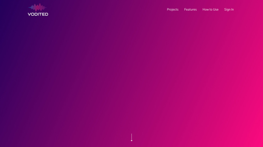 Vodited Landing Page