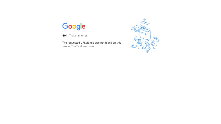 Google Tango Landing Page