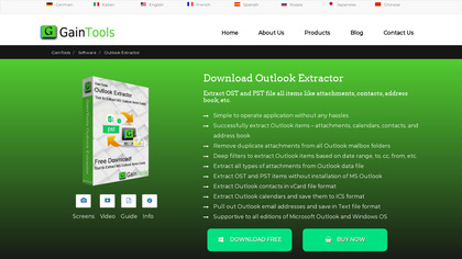 GainTools Outlook Extractor image