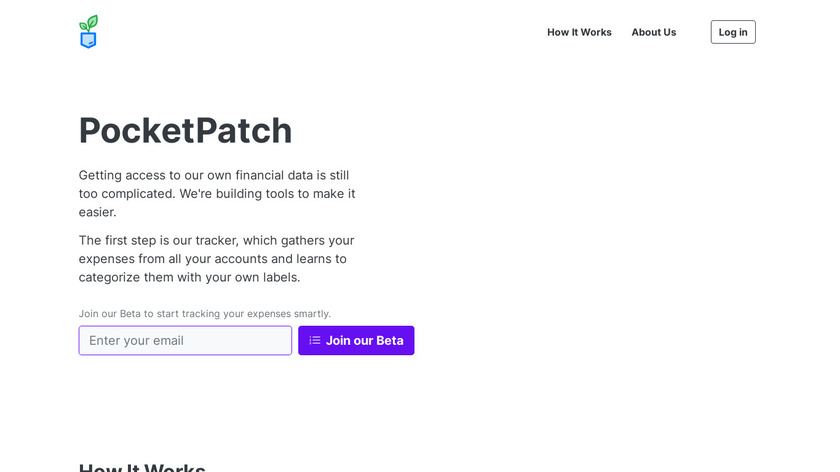 PocketPatch Landing Page