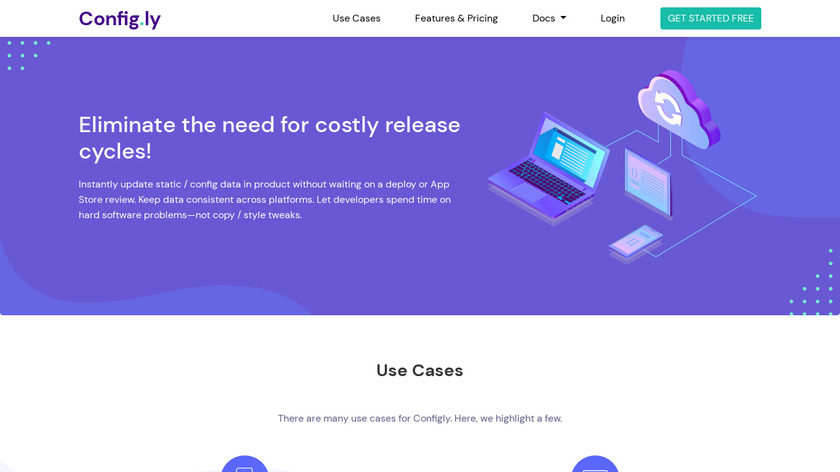 Config.ly Landing Page