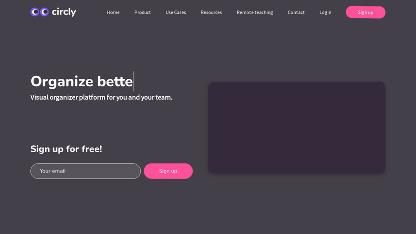 Circly Landing Page