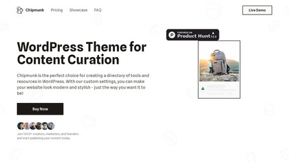 Chipmunk WordPress Theme screenshot