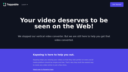 Tappable Vertical Video Maker image