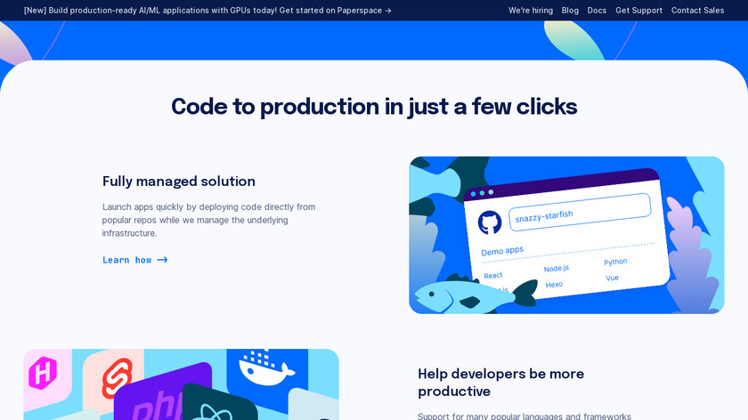 Deploy to DigitalOcean Button Landing Page