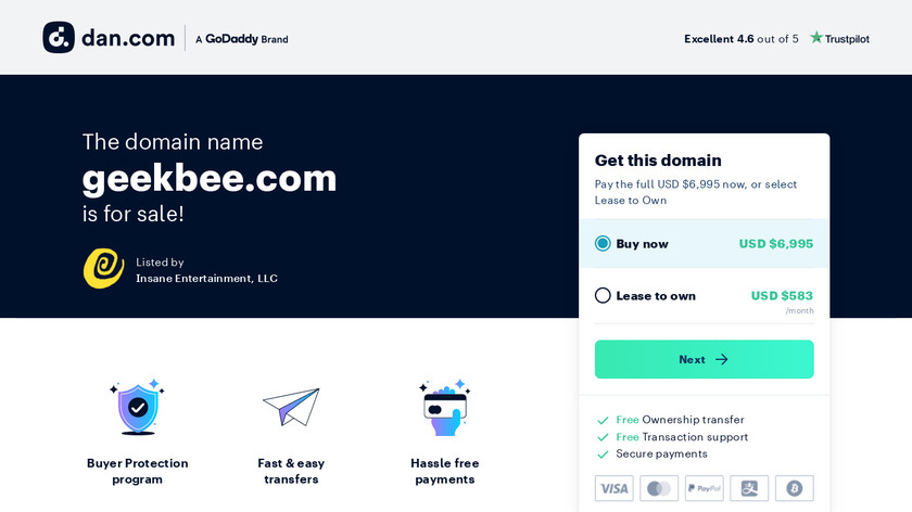 GeekBee Landing Page