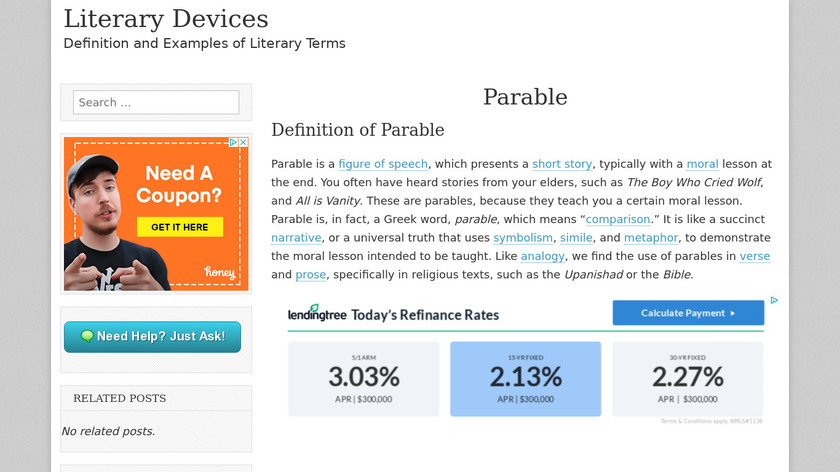 Parable Landing Page