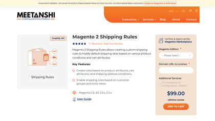 Meetanshi Magento 2 Shipping Rules image