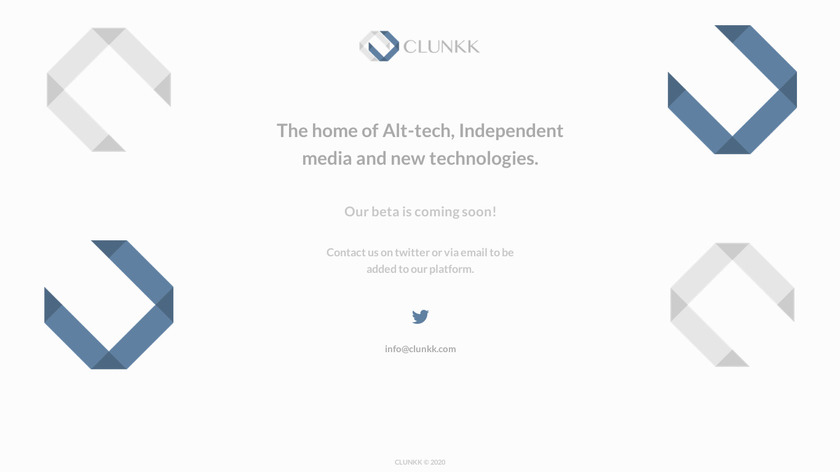 Clunkk Landing Page