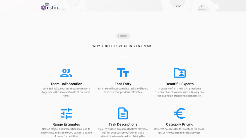 Estimake.it Landing Page