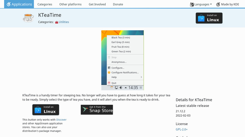 KTeaTime Landing Page