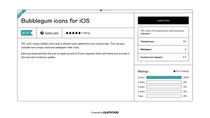 Bubblegum icons for iOS image