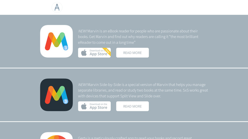 Marvin Classic Landing Page