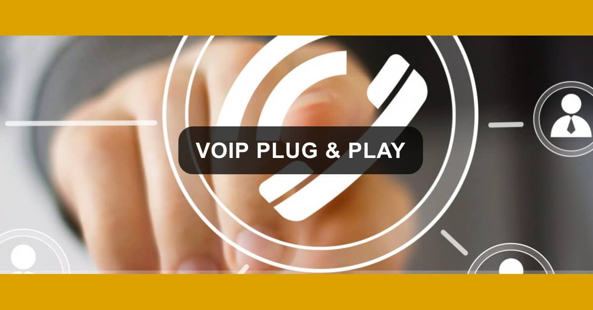 ITG VoIP Plug & Play Landing page