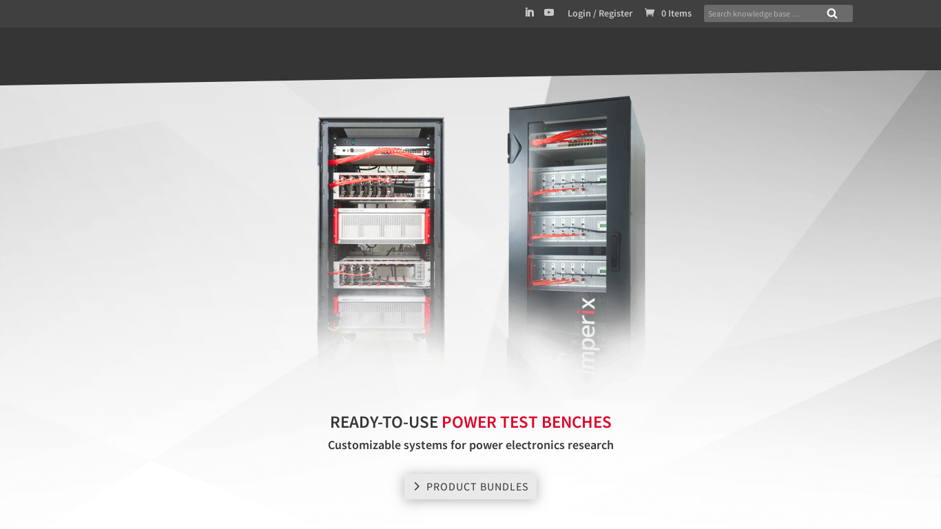 imperix Landing page