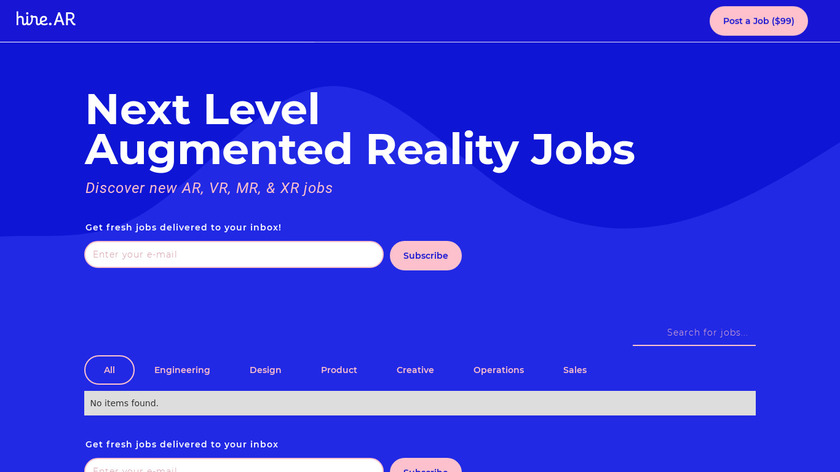 hire.AR Landing Page
