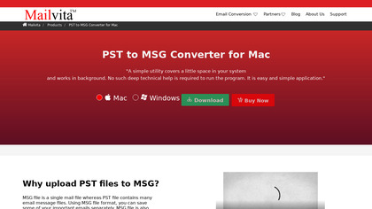 MailVita PST to MSG Converter image