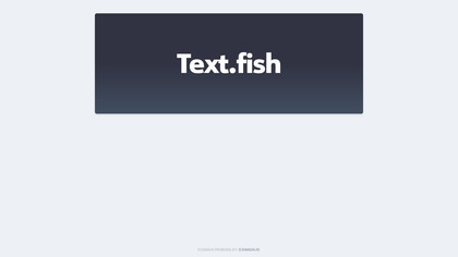 Text Fish image