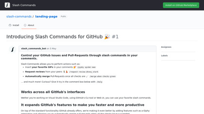 GitHub Slash Commands image