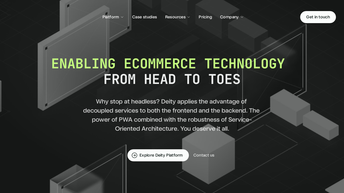Falcon PWA Storefront for BigCommerce Landing page