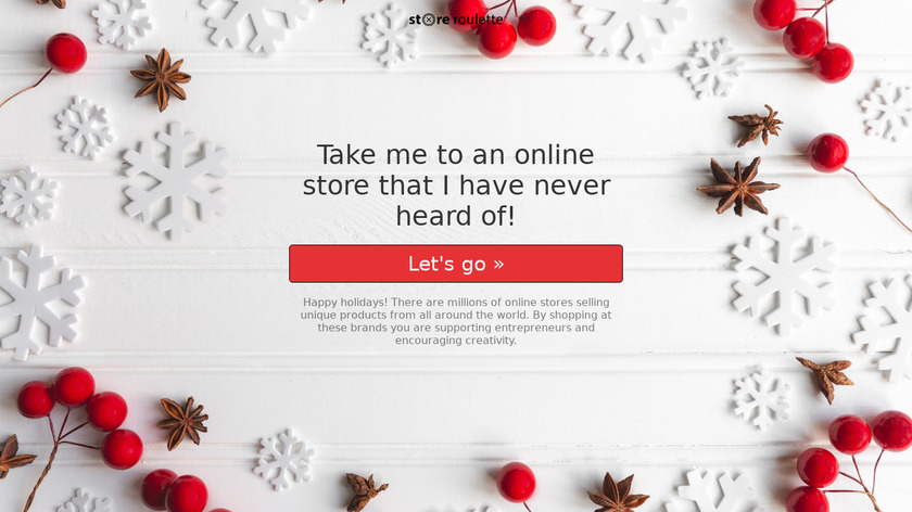 Store Roulette Landing Page