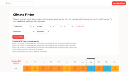 Climate Finder image