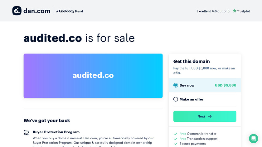 Audited Landing Page