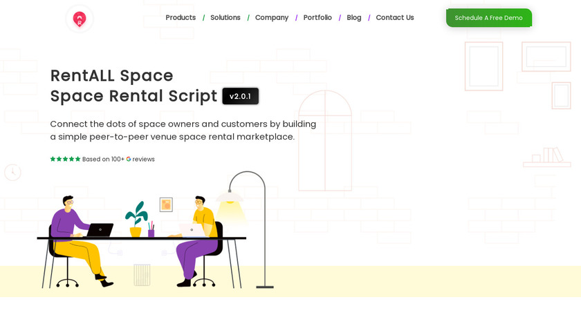 RentALL Space Landing Page