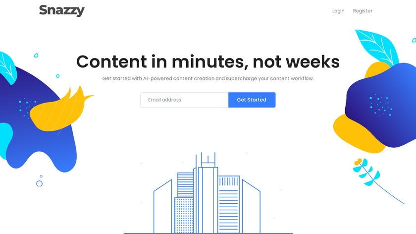 Snazzy AI Landing Page
