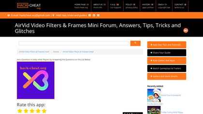 AirVid Video Filters & Frames image