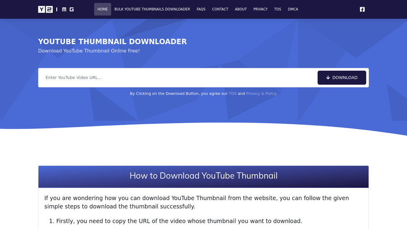 Y2Img.xyz Landing Page