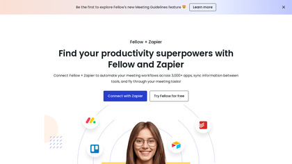 Fellow + Zapier image