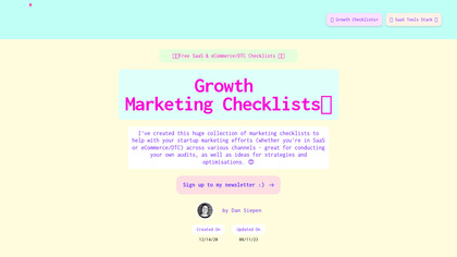 Growth Marketing Checklists image