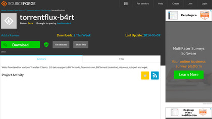 TorrentFlux-b4rt image