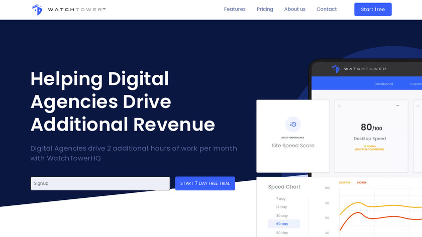 WatchTowerHQ Landing Page