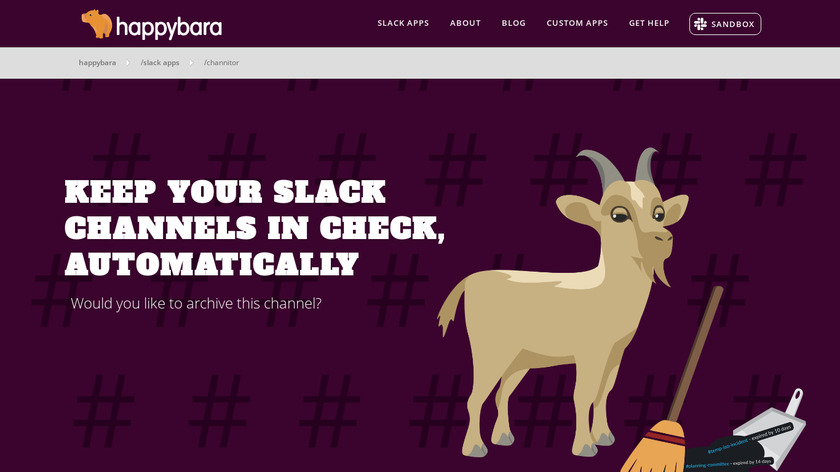 Channitor from Happybara Landing Page